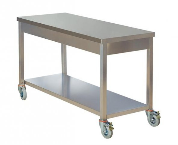 Tekerlekli Paslanmaz Tezgah ürün görseli