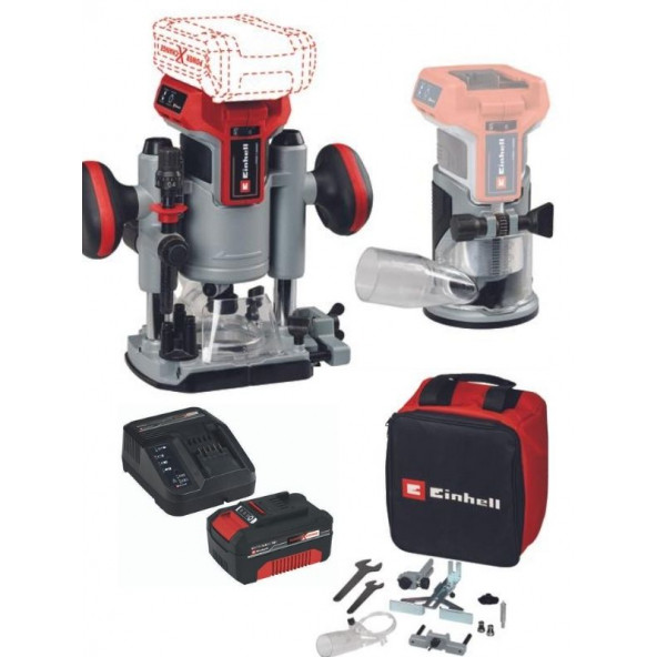 Einhell TP-RO 18 Set Li BL 1x4.0ah Akülü Kömürsüz Freze