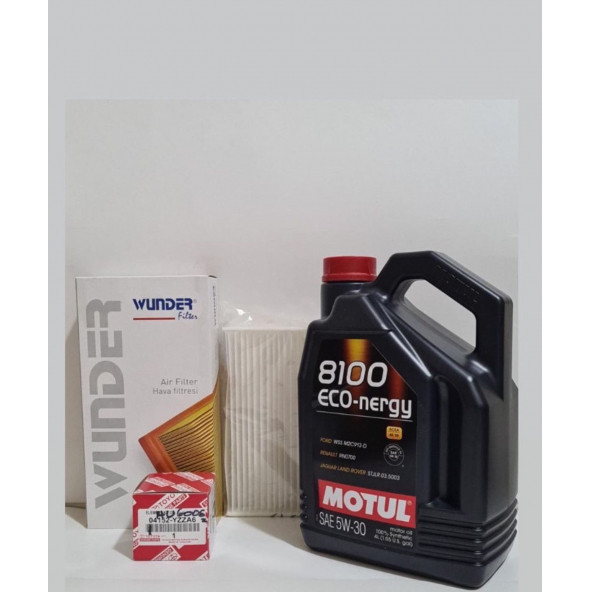 Toyota Corolla 1.4 D4D Filtre Bakım Seti 2007-2018