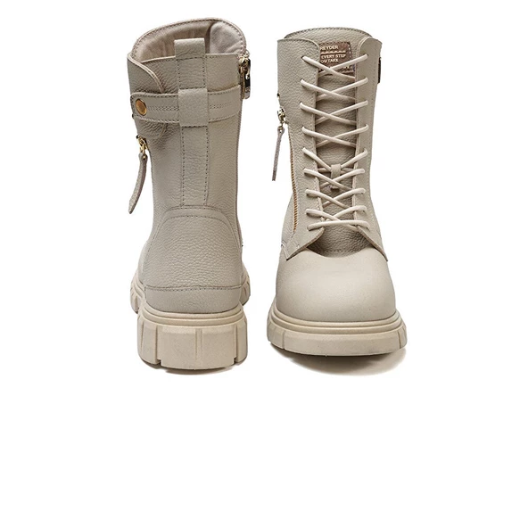 Greyder 32720 Kadın Hakiki Deri Military Postal Bot - 7