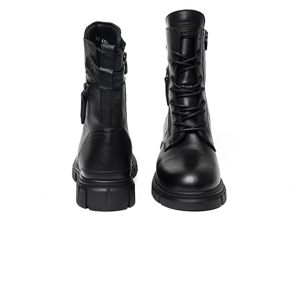 Greyder 32720 Kadın Hakiki Deri Military Postal Bot - 12