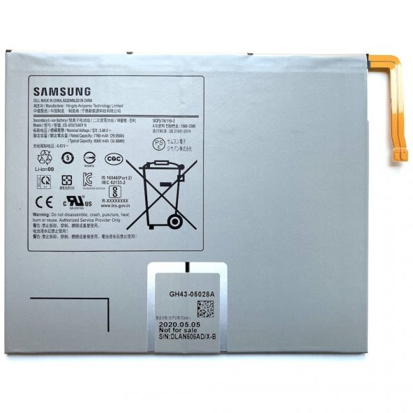 Samsung Galaxy Tab S7 11 Pil Batarya T875 Sm-t870