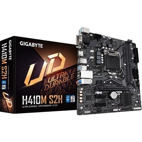 GIGABYTE H410M-S2H v2 DDR4 HDMI DVI PCIe 16X v3.0 1200p mATX - 5
