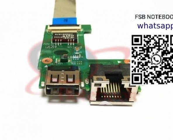 OrijinalLenovo B570 20093 USB Ethernet Lan Port Board - 2