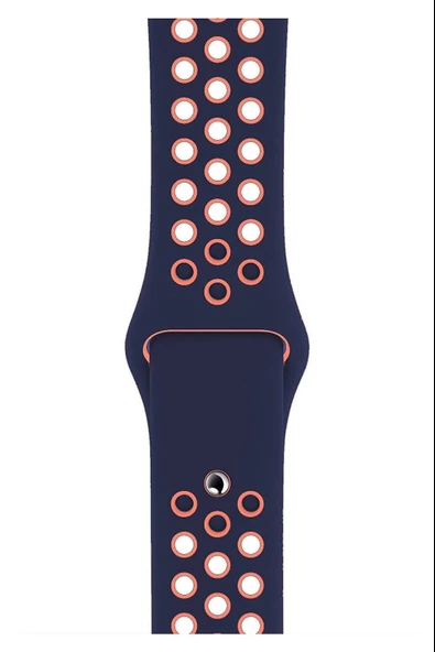 Apple Watch Series 9 41 MM Fileli Kordon Lacivert-Pembe ürün görseli 1