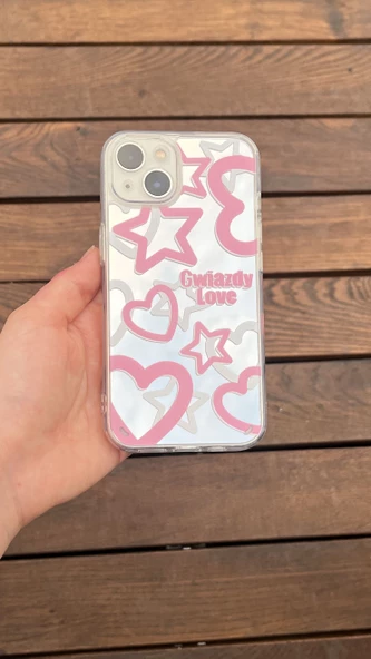 Aynalı Harika Aşk Kapak Apple iPhone 15 Pro Max