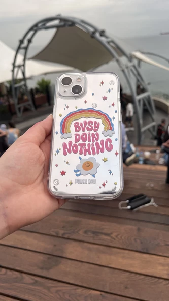 Aynalı Meşgul Kapak Redmi Note 11 Pro