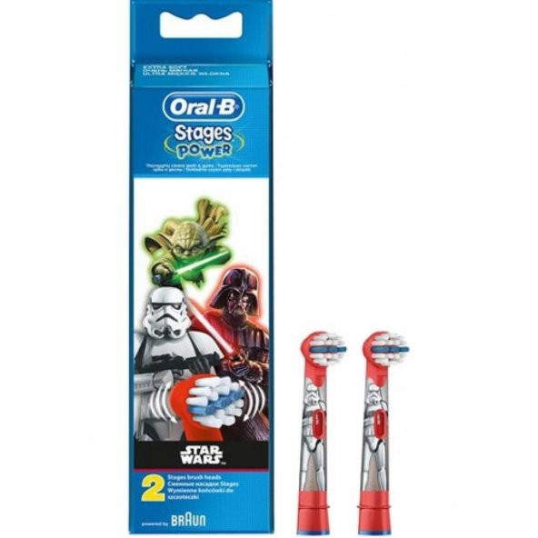 Oral-B Çocuk StarWars Ekstra Yumuşak 2li Yedek Başlık