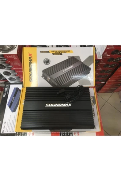 Soundmax SX-3000.1 D Bass Control Mono Oto Anfi - 5