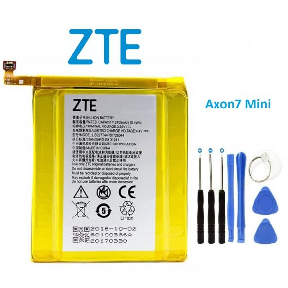 Zte Axon 7 Mini 5.2 Li3927T44P8H726044 Batarya Pil ve Tamir Seti - 1