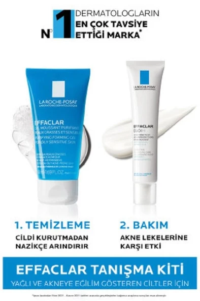 La Roche Posay Effaclar Tanışma Kiti - Effaclar Gel 50 ml + Effaclar Duo 15 ml - Resim 6