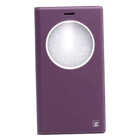 Asus Zenfone 2 için Kapaklı Kılıf Pencereli Silikon İç Kısımlı - 6