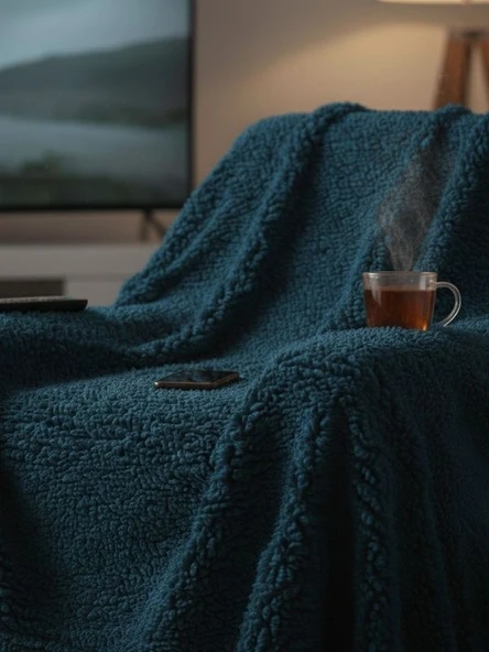 Ekstra Kalın Peluş Wellsoft Battaniye Tek Kişilik 100x170 cm - 7