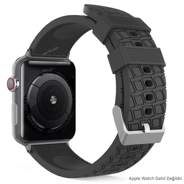 Kordon Kayış Apple Watch ile Uyumlu 42-44-45mm Alerjen İçermez Malzeme WA03 - 8