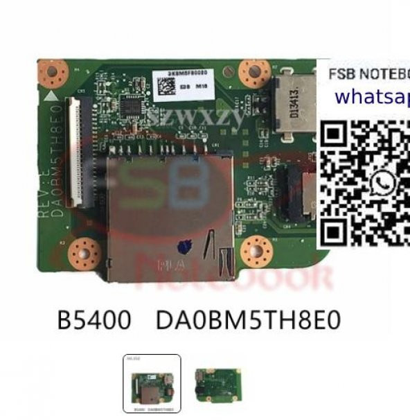 Orijinal LENOVO B5400 USB PORT SES KARTI