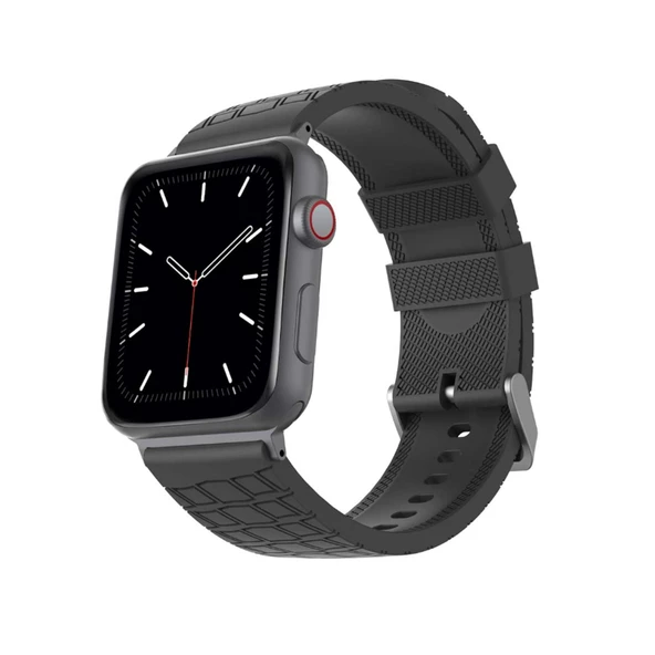 Kordon Kayış Apple Watch ile Uyumlu 42-44-45mm Alerjen İçermez Malzeme WA03 - 4