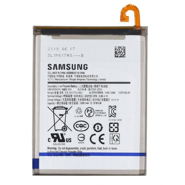 Samsung Galaxy M10 Eb-Ba750A Pil Batarya 3400 Mah