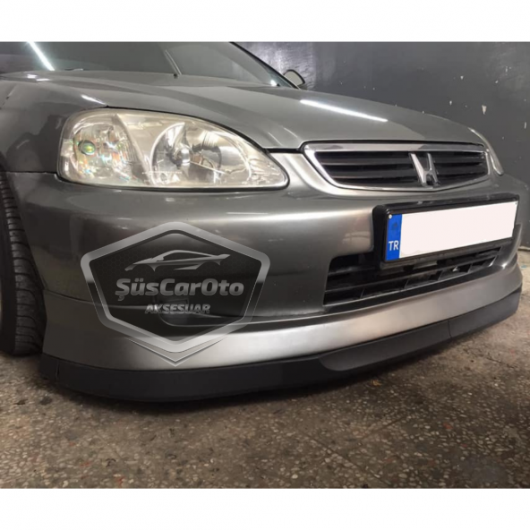 Honda Civic İES EK 1996-2000 Uyumlu Üniversal Astra H lip Esnek Ön Lip 2 Parça Tampon Altı Dil Karlık Ön Ek - 10