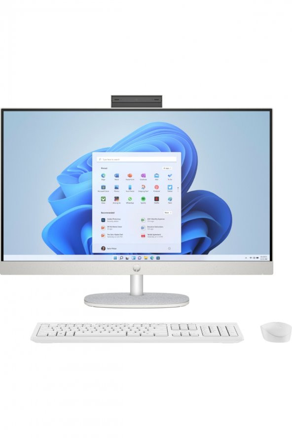 HP 27-CR0002NT i7-1355U 8GB RAM 512GB SSD 27 inç FHD Windows 11 Home All in One Beyaz 898B2EA