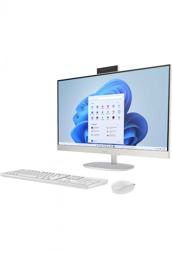 HP 27-CR0002NT i7-1355U 8GB RAM 512GB SSD 27 inç FHD Windows 11 Home All in One Beyaz 898B2EA - 3