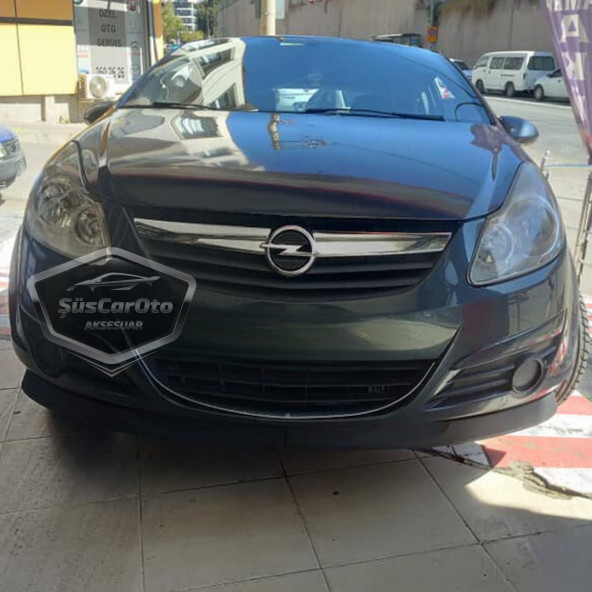 Opel Corsa D 2006-2014 Uyumlu Üniversal Astra H lip Esnek Ön Lip 2 Parça Tampon Altı Dil Karlık Ön Ek - 2
