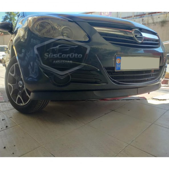 Opel Corsa D 2006-2014 Uyumlu Üniversal Astra H lip Esnek Ön Lip 2 Parça Tampon Altı Dil Karlık Ön Ek - 3