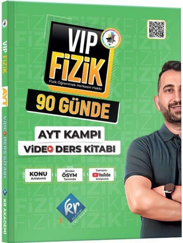 Vip Fizik 90 Günde Ayt Kampı Video Ders Kitabı Kr Akademi