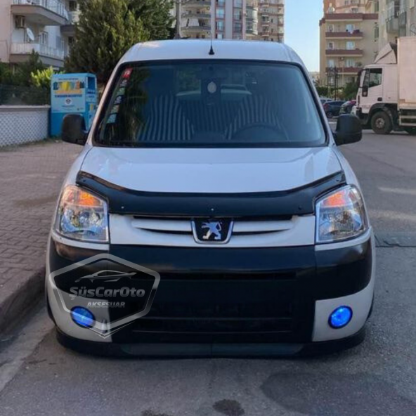 Peugeot Partner 2 2002-2008 Uyumlu Üniversal Astra H lip Esnek Ön Lip 2 Parça Tampon Altı Dil Karlık Ön Ek