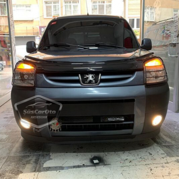 Peugeot Partner 2 2002-2008 Uyumlu Üniversal Astra H lip Esnek Ön Lip 2 Parça Tampon Altı Dil Karlık Ön Ek - 3
