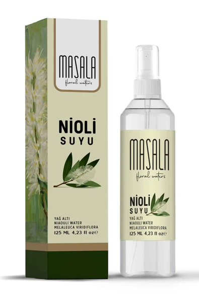 Masala Saf Nioli Suyu 125 ml 100 Doğal Yağlı Hidrosol - Tonik Niaouli Water Hydrosol Tonic