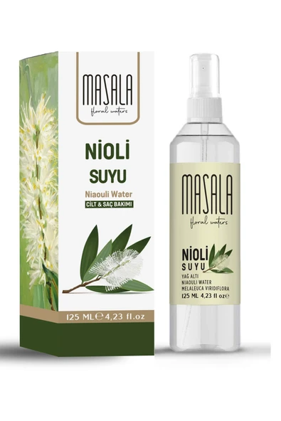 Masala Saf Nioli Suyu 125 ml 100 Doğal Yağlı Hidrosol - Tonik Niaouli Water Hydrosol Tonic