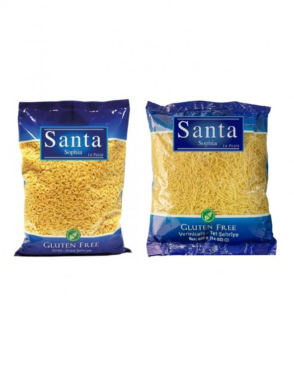 Santa Glutensiz Arpa ve Tel Şehriye 400g X 2 Adet