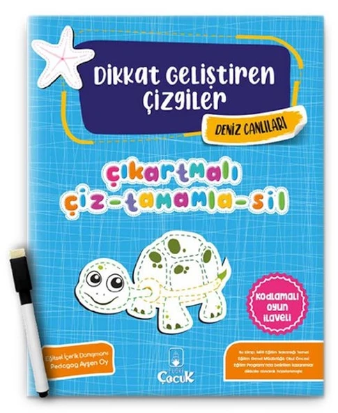 Dikkat Geliştiren Çizgiler - Deniz Canlıları