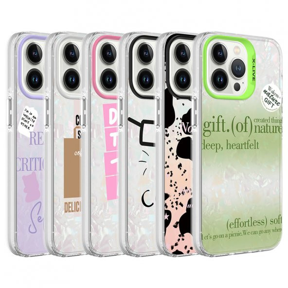 Apple iPhone 13 Pro Kılıf Mermer Desenli Marbello Kapak - 2