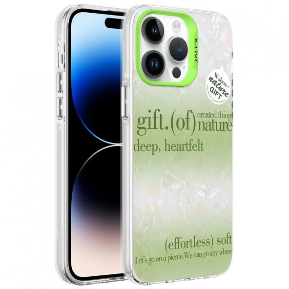 Apple iPhone 14 Pro Max Kılıf Mermer Desenli Marbello Kapak - 3