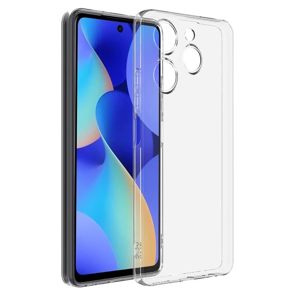 Tecno Spark 10 Pro Kılıf Şeffaf Silikon Hibrit Case Kapak