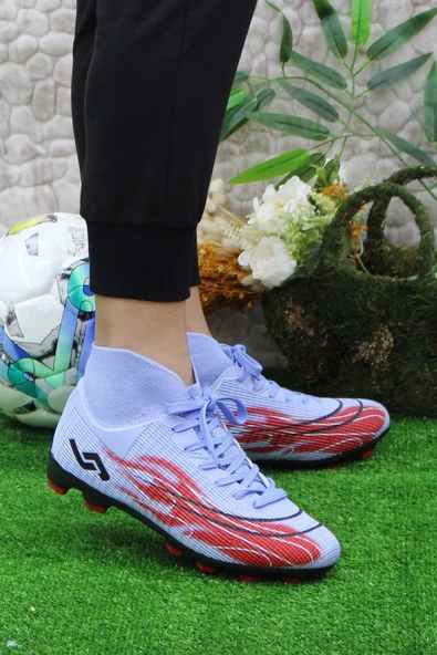 Jump 29676 Çoraplı Orijinal Ürün Çim Saha Halı Saha Krampon Erkek Futbol Ayakkabı - 11