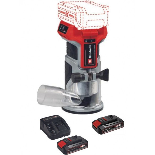 Einhell TP-ET 18 Li BL 2x2.5ah Akülü Tek El Kenar Frezesi