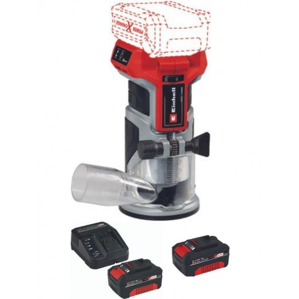 Einhell TP-ET 18 Li BL 2x4.0ah Akülü Tek El Kenar Frezesi