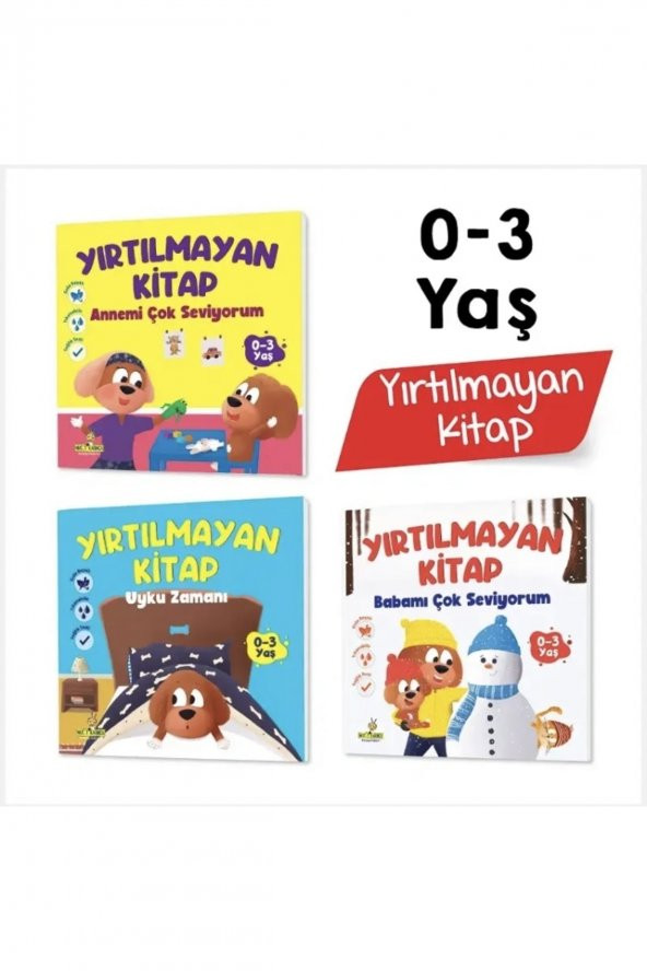 Yırtılmayan Kitap Serisi Çiğnenebilir Yıkanabilir Yırtılmaz Gıda Boyalı Kitap ürün görseli