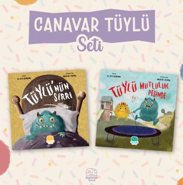 Canavar Tüylü Seti (2 Kitap)