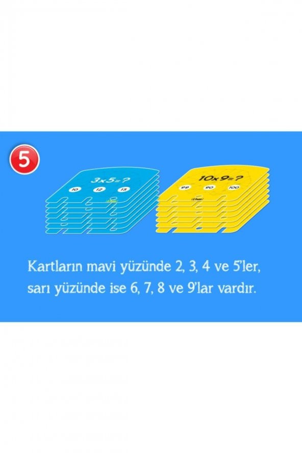 Yükselen Zeka Matematik Kutusu- Çarpma Öğreten Oyuncak - 5