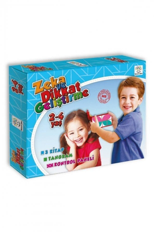 Konuşmayı Ve Dikkati Geliştiren Cırt Cırtlı Etkinlik Kitabım & Zeka Ve Dikkat Geliştirme Seti 2-4yaş - 2