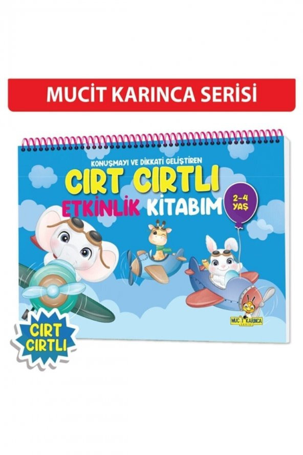 Konuşmayı Ve Dikkati Geliştiren Cırt Cırtlı Etkinlik Kitabım & Zeka Ve Dikkat Geliştirme Seti 2-4yaş - 3