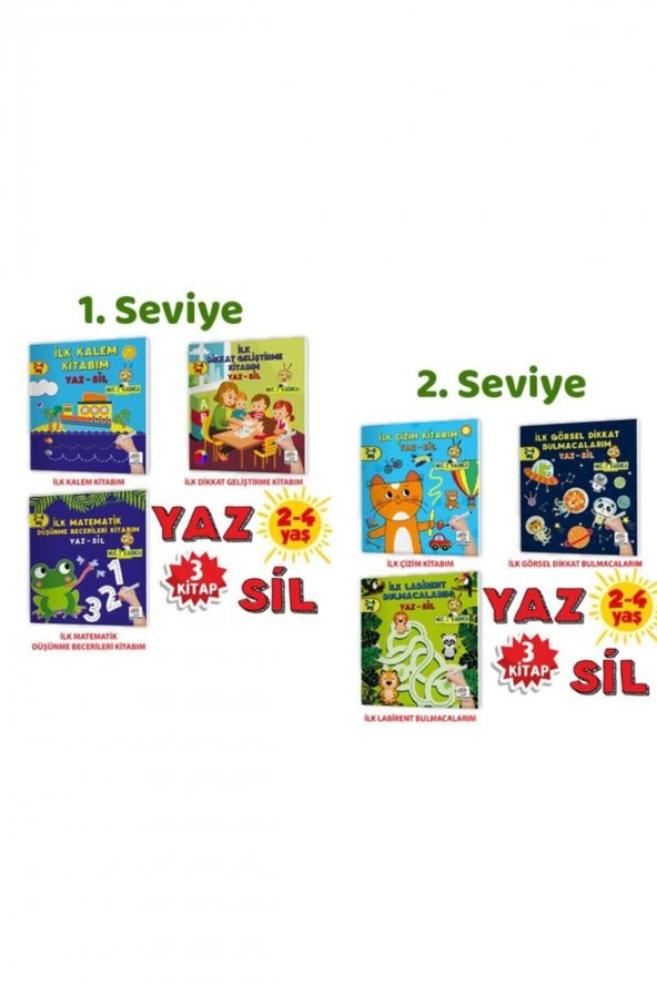 Mucit Karınca Evde Etkinlik Seti 6 Kitap 2 4 Yaş Seviye 1 Ve 2 ürün görseli
