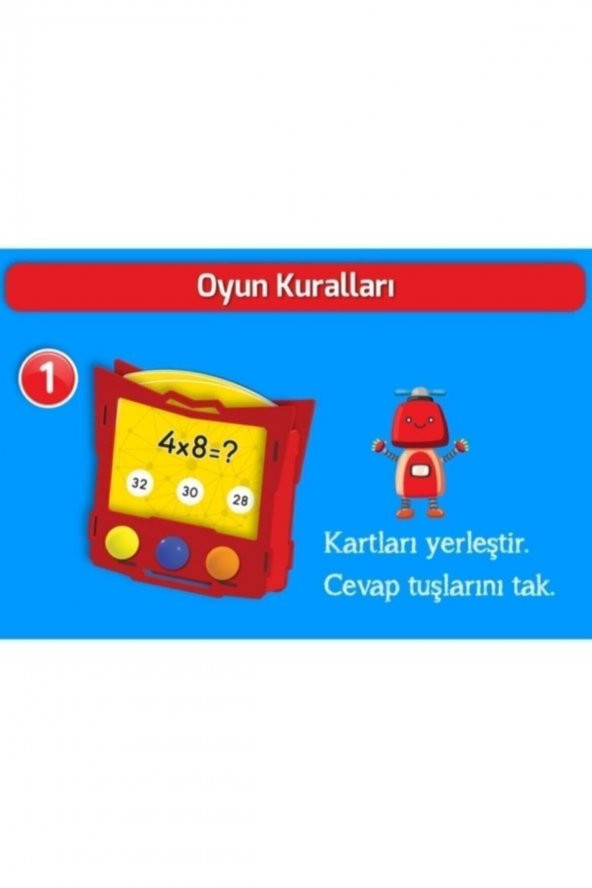 Matematik Kutusu- Çarpma Öğreten Oyuncak - 2
