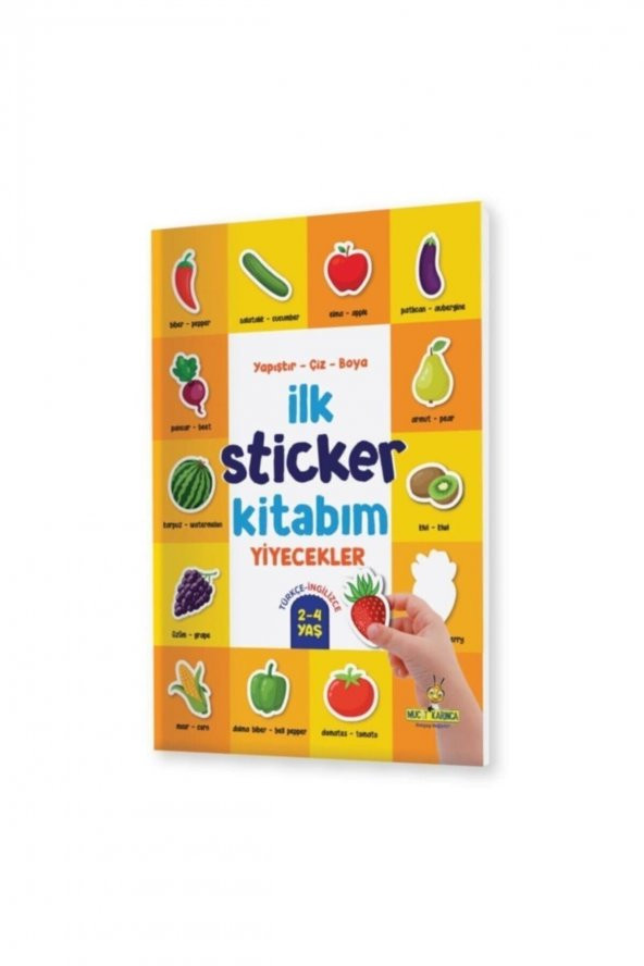 Yükselen Zeka Ilk Sticker Kitabım 2-4 Yaş  Yapıştır-çiz-boya (taşıtlar-hayvanlar-yiyecekler) - 2