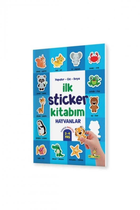 Yükselen Zeka Ilk Sticker Kitabım 2-4 Yaş  Yapıştır-çiz-boya (taşıtlar-hayvanlar-yiyecekler) - 3