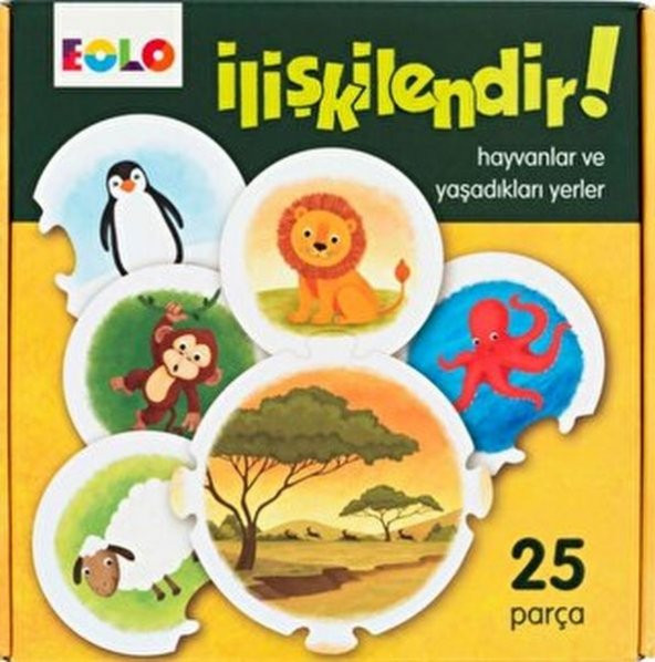 İlişkilendir!-Hayvanlar ve Yaşadıkları Yerler - 1