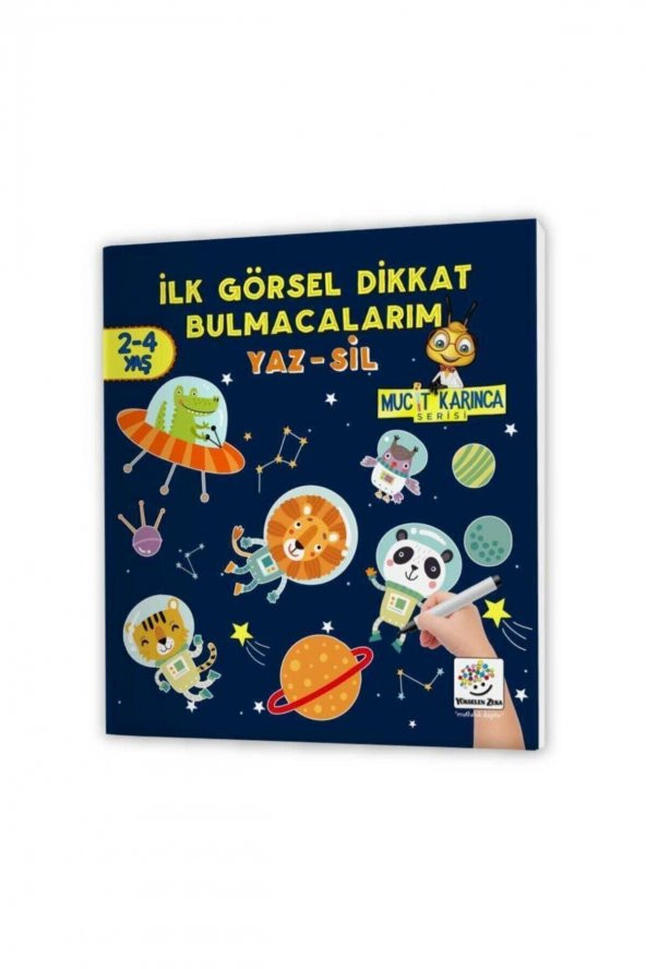 Evde Etkinlik Seti 2 – Mucit Karınca Serisi Yaz-sil Kitaplar  Çocuk Etkinlik Kitabı - 2